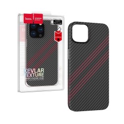 Funda Protectora Delgado Hoco para iPhone 14 Pro Max Negro y Rojo Funda Protectora Delgado Hoco para iPhone 14 Pro Max Negro y Rojo
